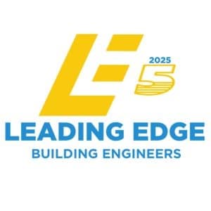 2025 Golf Leading Edge 5 Anniversary Logo