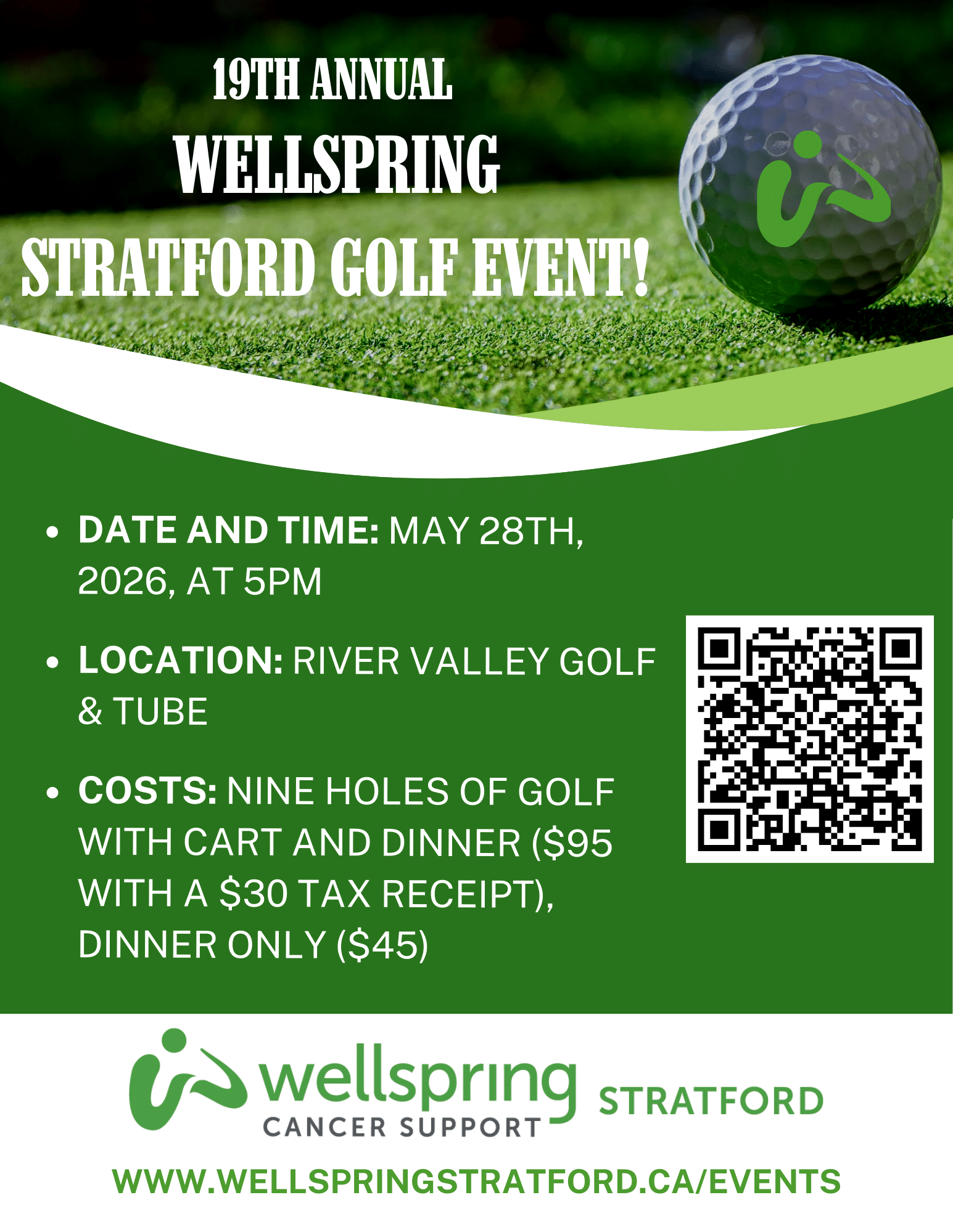 Wellspring Stratford Golf Poster