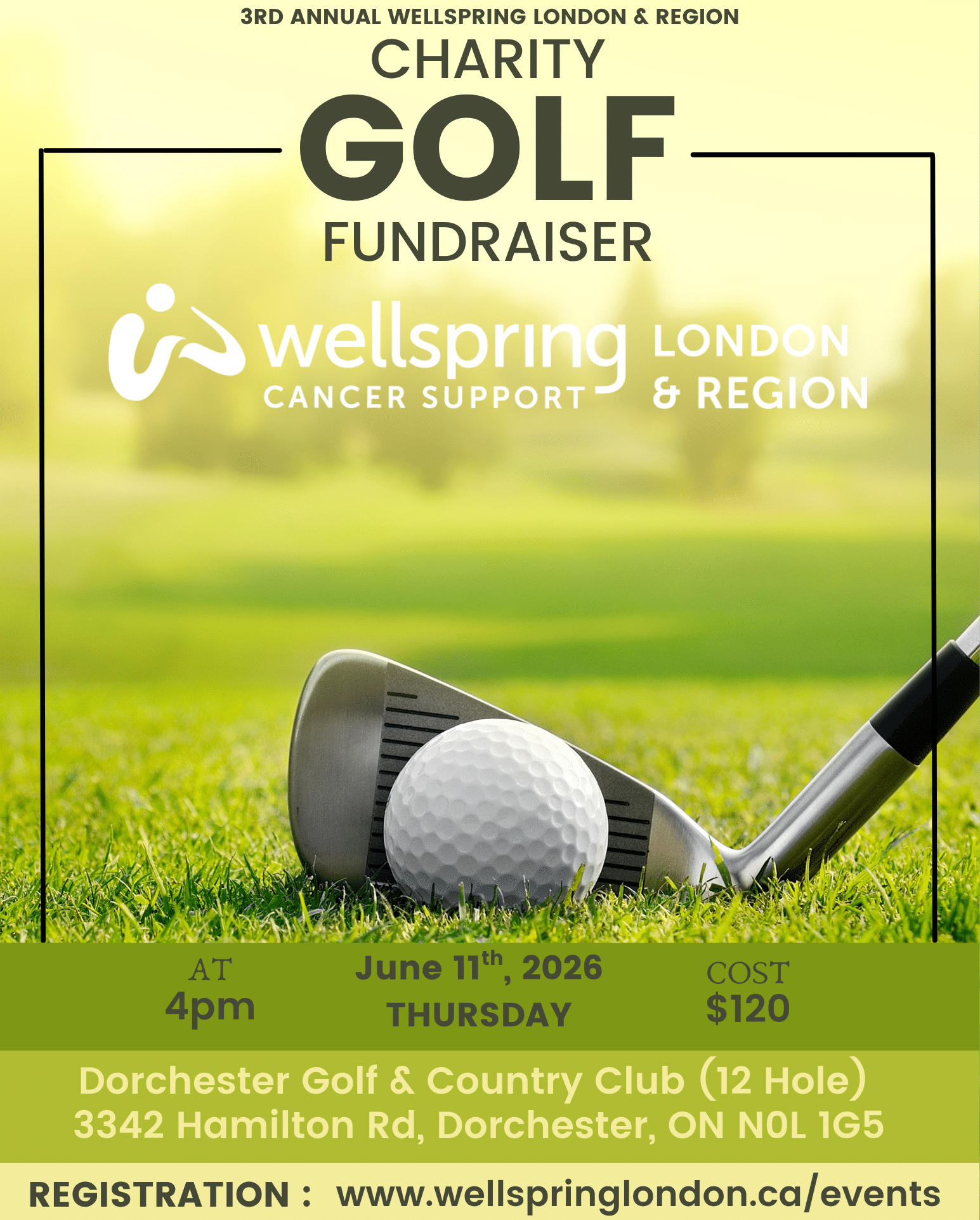 3rd Annual London Golf Poster