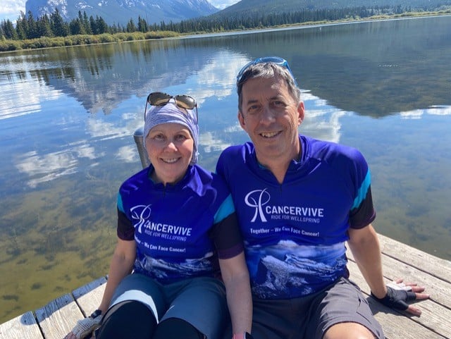 Jann and Mark Cancervive 2023